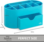 Blue Desk Organizer — All‑in‑One Office Supply Caddy