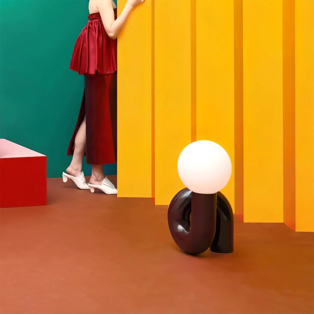 Modern Quirky Chunky Table Lamp — Playful Sculptural Lighting for Contemporary Interiors