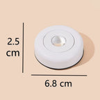 Touch LED Cabinet Light — Battery‑Powered Stick‑On Lamp for Closets, Kitchens & Nighttime Spaces