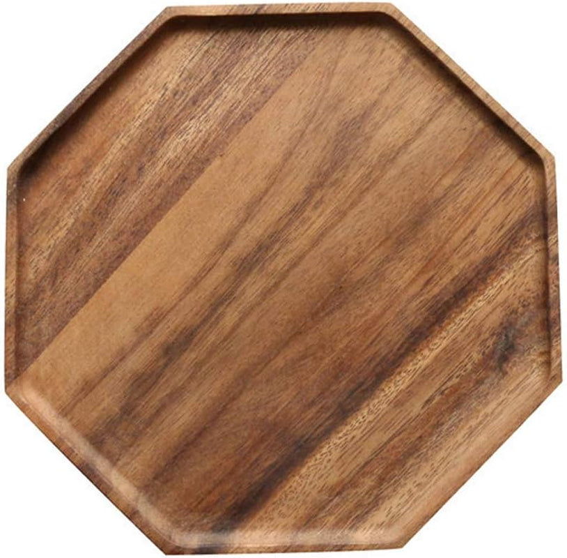 Set of 2 Acacia Wooden Trays — Premium Serving Platters for Hosting & Everyday Use