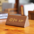 Royallure Smart Digital Alarm Clock — LED Display, Multiple Alarms & Modern Wooden Design
