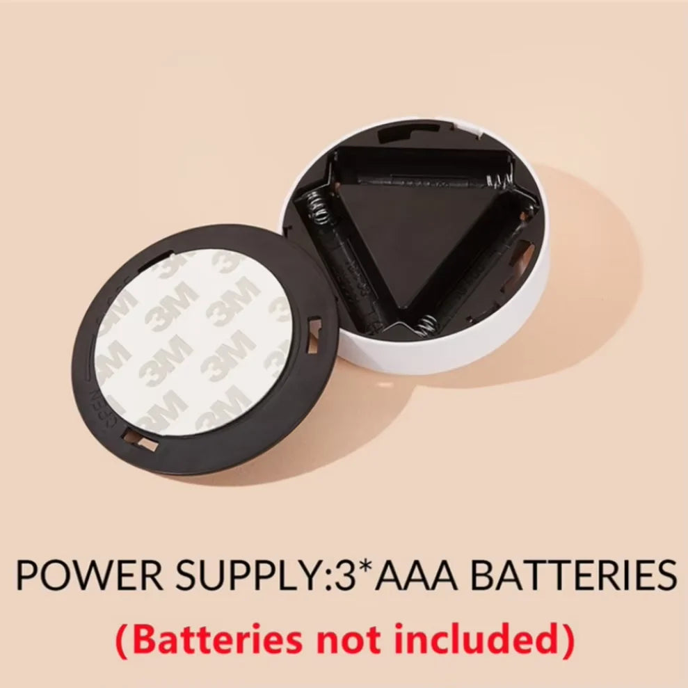 Touch LED Cabinet Light — Battery‑Powered Stick‑On Lamp for Closets, Kitchens & Nighttime Spaces