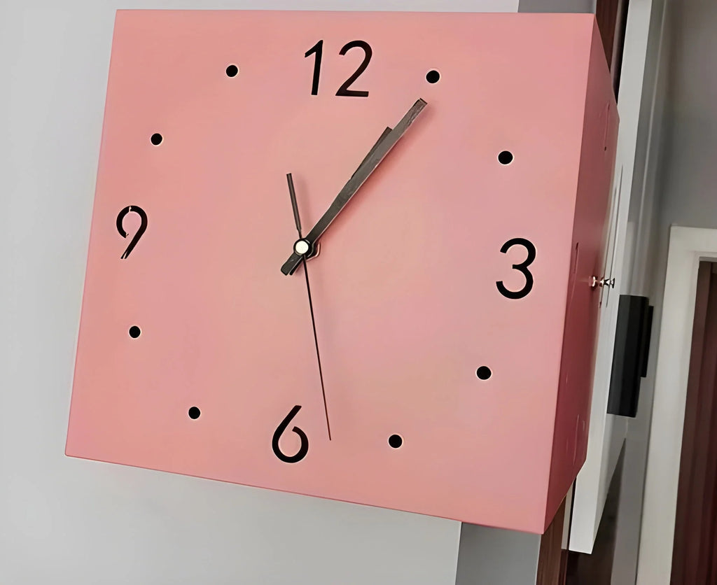 Garduru Clock — Elegant Double‑Sided Wall Clock