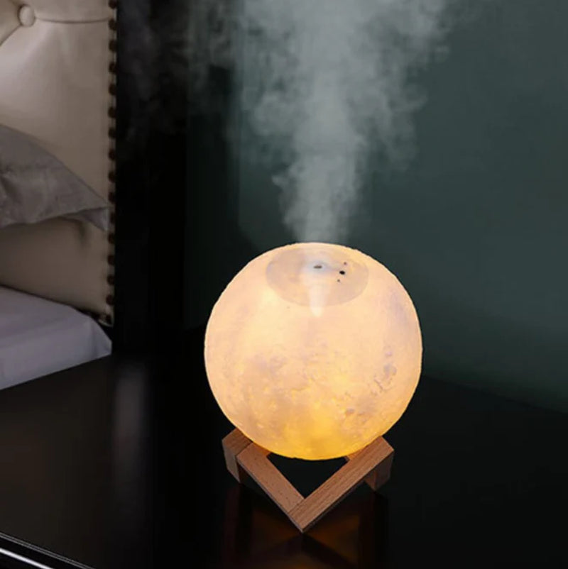 Moon Air Purifier — 2‑in‑1 Humidifier & Ambient Lamp for a Calming Home Atmosphere