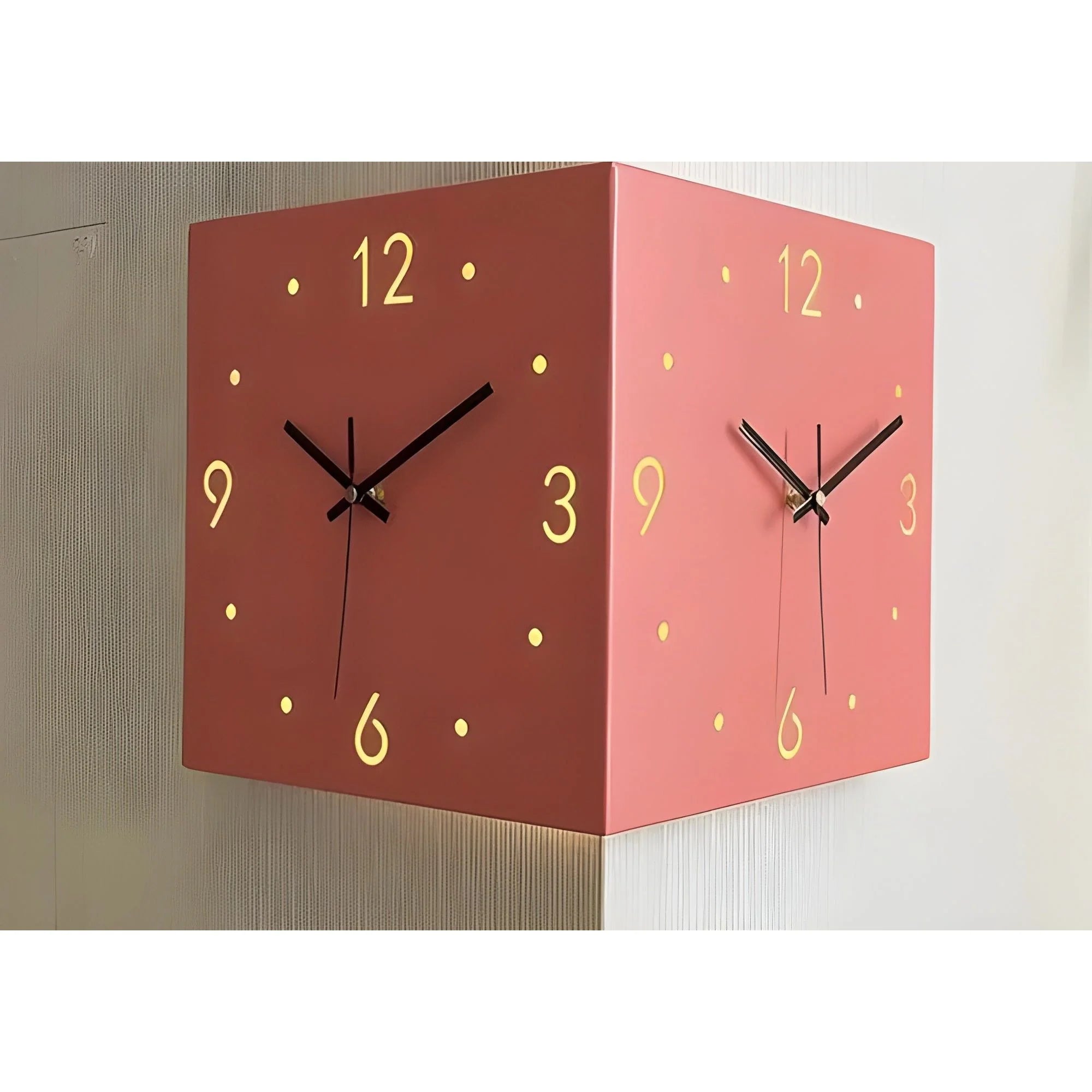 Garduru Clock — Elegant Double‑Sided Wall Clock
