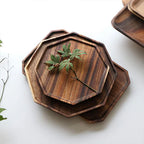 Set of 2 Acacia Wooden Trays — Premium Serving Platters for Hosting & Everyday Use