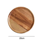 3‑in‑1 Bamboo Serving Platter — Round Wooden Tray for Fruit, Bread, Salads & Charcuterie