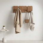 Walnut Wood Wall Mounted Coat Rack Wall Mount,Wall Mounted Coat Rack