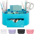 Blue Desk Organizer — All‑in‑One Office Supply Caddy