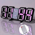Nordic Digital Alarm Clock — Modern LED Wall & Table Clock with Calendar & Thermometer