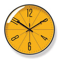 Norviga Noir — Black Scandinavian Wall Clock with Quartz Movement