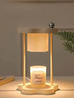Nordic Floral Candle Warmer Lamp — Dimmable, Timer‑Enabled & Open‑Flame‑Free Scenting