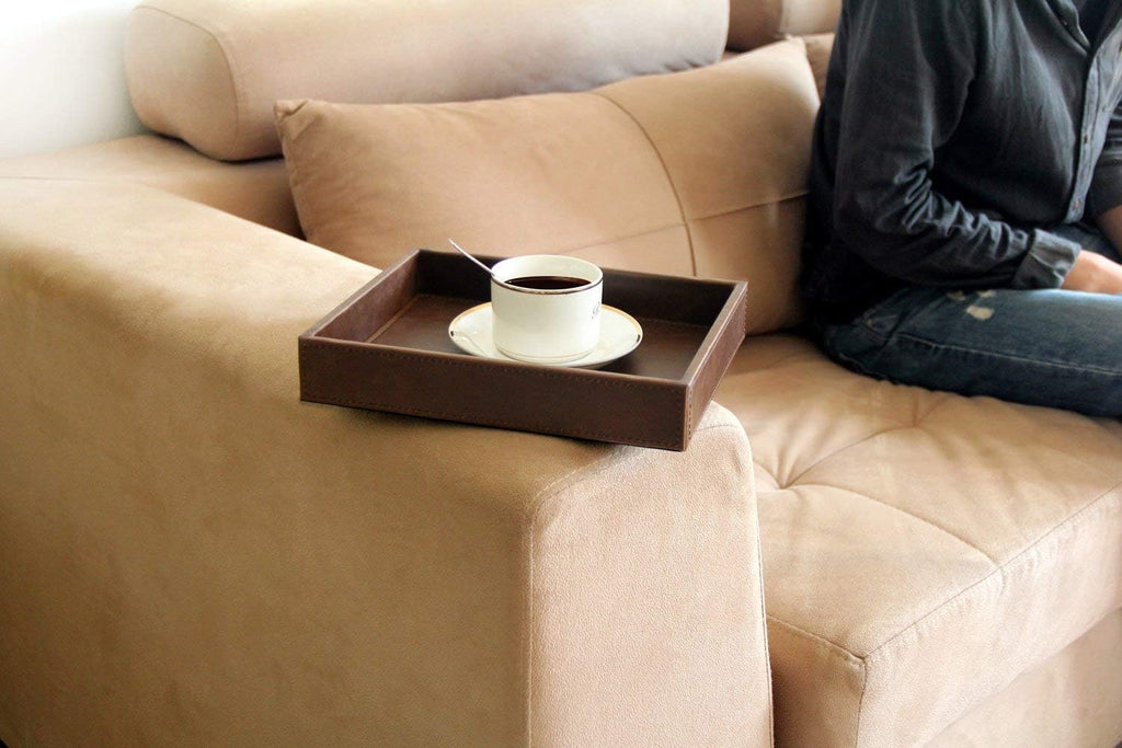 Premium Faux Leather Multipurpose Tray