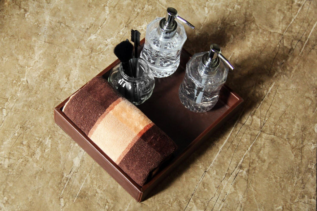 Premium Faux Leather Multipurpose Tray