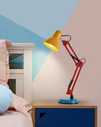 Memphis Retro Eye‑Protection Table Lamp — Adjustable Metal Desk Lamp with Full‑Spectrum Lighting