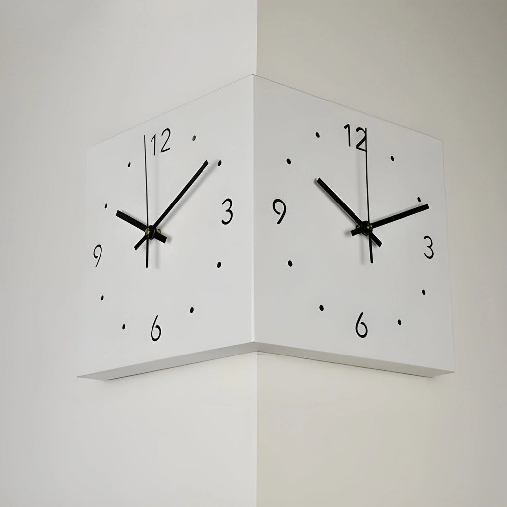 Garduru Clock — Elegant Double‑Sided Wall Clock