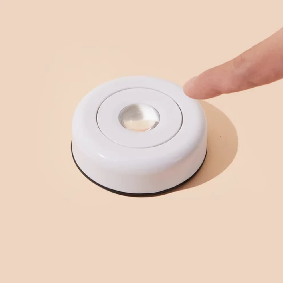 Touch LED Cabinet Light — Battery‑Powered Stick‑On Lamp for Closets, Kitchens & Nighttime Spaces