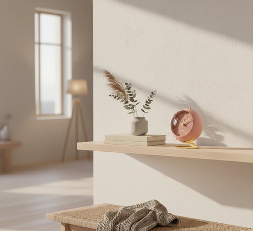 Buzzley Retro Alarm Clock — Silent Movement for Peaceful Nights
