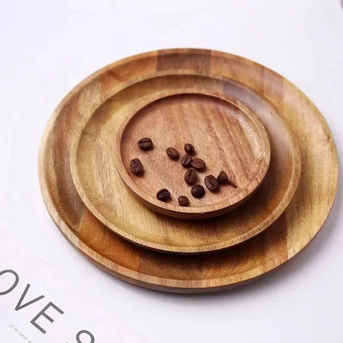 3‑in‑1 Bamboo Serving Platter — Round Wooden Tray for Fruit, Bread, Salads & Charcuterie
