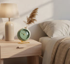 Buzzley Retro Alarm Clock — Silent Movement for Peaceful Nights