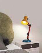 Memphis Retro Eye‑Protection Table Lamp — Adjustable Metal Desk Lamp with Full‑Spectrum Lighting