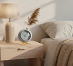 Buzzley Retro Alarm Clock — Silent Movement for Peaceful Nights