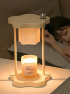 Nordic Floral Candle Warmer Lamp — Dimmable, Timer‑Enabled & Open‑Flame‑Free Scenting