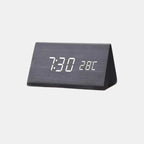 Royallure Smart Digital Alarm Clock — LED Display, Multiple Alarms & Modern Wooden Design