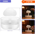 7 Color Lights Rain Cloud Humidifier, Timing Water Drip Aroma Diffuser, Mushroom Waterfall Lamp for Home Office Bedroom