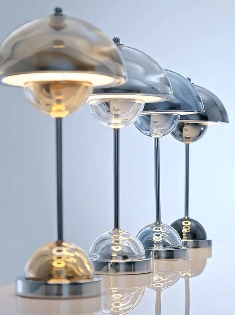 Nordic Flowerpot Table Lamp — Dimmable, Portable & Iconically Modern