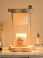 Nordic Floral Candle Warmer Lamp — Dimmable, Timer‑Enabled & Open‑Flame‑Free Scenting